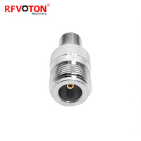 Adaptateur coaxial N vers F 75 Ohm F femelle vers 50 Ohm N femelle, connecteur coaxial RF droit pour antenne WiFi