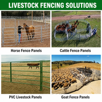 Panneaux de clôture robustes en acier galvanisé pour bétail, chevaux, moutons et enclos agricoles, pour usage en ranch - Vente en gros
