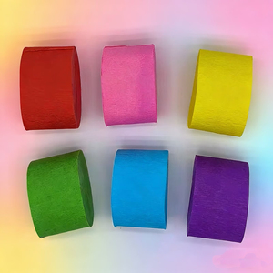 Papier crépon sûr pour la salle de classe, lot en vrac, non toxique, facile à découper, pour les cours d'art et d'artisanat pour enfants et la décoration d'événements scolaires - Product Image 2