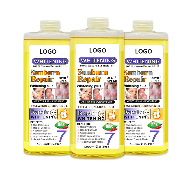 Aceite refrescante de las quemaduras solares