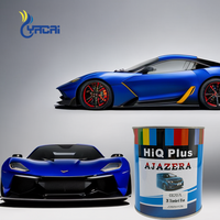 Peinture automobile acrylique polyuréthane haute brillance, revêtement de voiture en spray 2K, finition bleue standard, peinture pour meubles