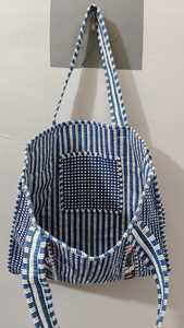 Sac fourre-tout en coton indien matelassé, grand sac fourre-tout, sac jhola, sac imprimé de qualité supérieure, sac pour ordinateur portable, disponible au meilleur prix - Product Image 3