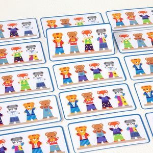 Giocattolo in Legno Personalizzato, Gioco Montessori in Legno, <span class=keywords><strong>Puzzle</strong></span> Interattivo Orso da Vestire, Educativo per lo Sviluppo Cognitivo e delle Abilità Motorie Fini per Bambini - Product Image 4