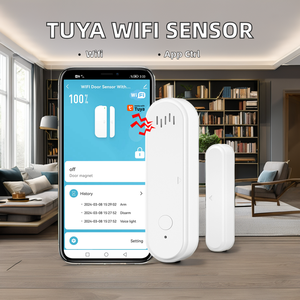 Capteur de porte intelligent WiFi Tuya, détecteur d'ouverture/fermeture pour maison intelligente, contrôle par application Smartlife, notification compatible avec Alexa Google Home - Product Image 2