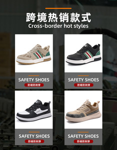 Nouvelles <span class=keywords><strong>chaussures</strong></span> <span class=keywords><strong>de</strong></span> sécurité pour hommes, résistantes aux perforations, confortables, résistantes aux chocs, antidérapantes, avec embout en acier, bottes <span class=keywords><strong>de</strong></span> travail pour chantier - Product Image 6