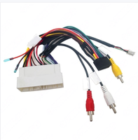Kabel Adaptor Daya Audio Mobil 16PIN Tembaga Murni PVC untuk Pemutar DVD Android Hyundai Encino Mistra Kia K3 KX5