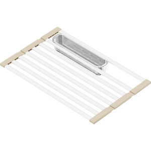 Folding Draining Rack L Size For Kitchen Sink Vegetable Washing Dish Drying - Product Image 5