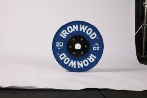 Juego de placas de parachoques de competición 5kg Placas-25kg de peso de goma codificadas por colores de alta densidad para entrenamiento de CrossFit de elevación olímpica - Product Image 3