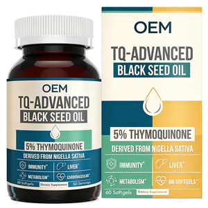 Olio di Semi Neri TQ Advanced 5 Timochinone <span class=keywords><strong>Nigella</strong></span> Sativa Immunità Fegato 60 - Product Image 1