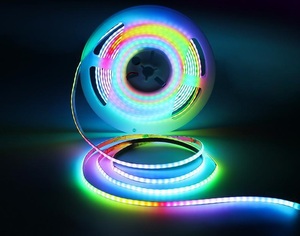 5 mét COB rgbic dẫn ánh sáng WS2812 DC 5V <span class=keywords><strong>LED</strong></span> <span class=keywords><strong>Pixel</strong></span> adressableband rgbic ws2812b, 5 mét PCB, 160 <span class=keywords><strong>LED</strong></span>/M, địa chỉ/1 mét - Product Image 4