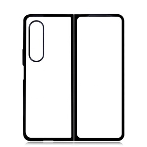 Coques de téléphone portable en TPU souple 2D à sublimation, en promotion, pour Samsung Z Fold 3/<span class=keywords><strong>4</strong></span>/5/6/7 5G avec plaque en aluminium - Product Image 1