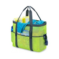 Sac fourre-tout d'été en toile unie grande capacité, imperméable et anti-sable pour femme, idéal pour la natation, le fitness et le voyage