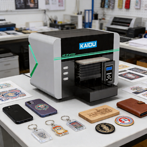 Impresora UV con CCD Mejorada de Alta Velocidad <span class=keywords><strong>Epson</strong></span> I3200/Xp600 A3, Máquina de Impresión UV DTF para Carcasas de Teléfono Personalizadas - Product Image 1