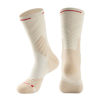 Jingwen Chaussettes de cyclisme de basket-ball épaissies à semelle de serviette