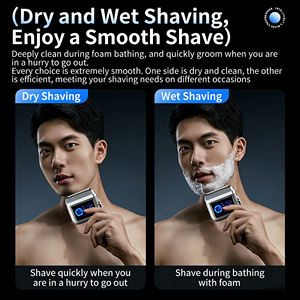 Novedades 2026: Afeitadora <span class=keywords><strong>El</strong></span>éctrica de Lámina Metálica con 5 Cuchillas Recíprocas para Hombre, Rasuradora de <span class=keywords><strong>Barba</strong></span> IPX6, Recortadora de Pelo - Product Image 6