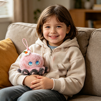 Peluche Poulpe Mignon AI Compagnon Émotionnel avec Dialogue ChatGPT via Application - Jouet Éducatif pour Adolescents et Adultes, Anti-Stress Pondéré, ODM