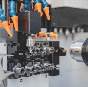 New Design Dual Spindle 5/6 Axes Horizontal Turning Center 220V Single Heavy Duty Metal Fanuc Control System PLC Core CSL205H/20 - Product Image 3