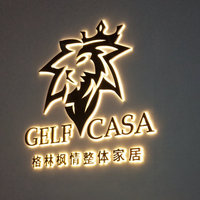 Enseigne murale en acrylique 3D personnalisée avec bandes LED étanches pour les entreprises, les hôpitaux, les bureaux, les bâtiments et les magasins - Utilisation intérieure/extérieure