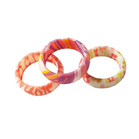 Bague en silicone de qualité médicale personnalisée pour hommes et femmes