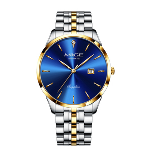 Customized Minimalist Miyota Stainless Steel Men Ultra Thin Quartz Watches Sapphire Crystal Luxury Casual Watch - Product Image 1