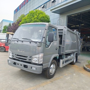ISUZU 4x2 Compress Garbage Truck 6cbm Rear Loading Disposal Refuse <b>Waste</b> Compactor Dump Garbage Truck for Sale - Product Image 3