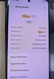 Wholesale Second Hand Mobile Phone S22 1SIM 2SIM Unlocked <strong>Original</strong> 99% <strong>New</strong> Used Smartphones for ga1axy S22 - Product Image 2