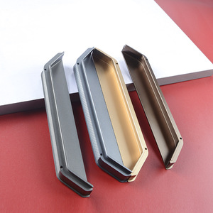 Tirador oculto contemporáneo ranurado de hierro/aluminio para dormitorio, baño, hotel, cocina, comedor, armario, cómoda - Product Image 2