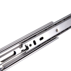 Top 35mm 3-Fold Ball bearing mềm đóng cửa kính thiên văn tủ bếp hướng dẫn đường sắt, hoàn toàn mở rộng ngăn kéo trượt đường sắt - Product Image 2