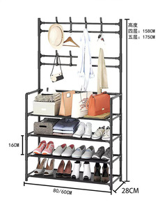 Organizador Doméstico: Estantes para Zapatos con Perchero y Colgador de Ropa para Entrada - Product Image 6