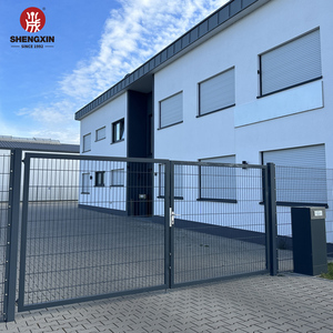 Porte simple/double <span class=keywords><strong>de</strong></span> conception moderne/porte <span class=keywords><strong>de</strong></span> barrière <span class=keywords><strong>de</strong></span> porte coulissante pour la maison et le jardin - Product Image 1