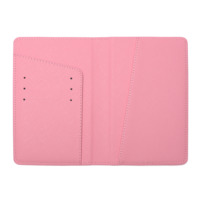 Porte-passeport élégant en cuir PU Saffiano noir, organiseur de voyage d'affaires avec emplacements pour cartes et compartiment à monnaie pour hommes