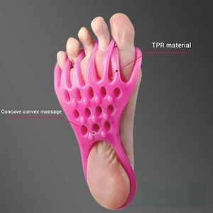 Estirador de dedos de yoga, banda de gel para estirar <span class=keywords><strong>el</strong></span> talón y <span class=keywords><strong>el</strong></span> <span class=keywords><strong>pie</strong></span>, separador de 5 dedos, espaciador, corrector, abridor, enderezador - Product Image 4