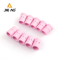 Pana 350A torche de soudage diffuseur de gaz utilisé pour torche de soudage MIG matériaux céramiques roses