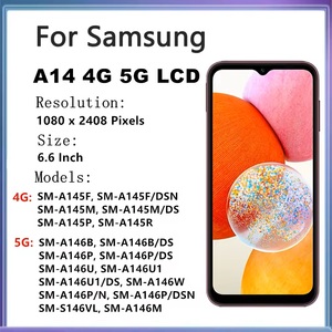 Pantalla LCD TFT de 6.6 Pulgadas con Marco para <span class=keywords><strong>Samsung</strong></span> <span class=keywords><strong>Galaxy</strong></span> <span class=keywords><strong>A14</strong></span> 4G / <span class=keywords><strong>5G</strong></span>, Pantalla Táctil LCD para Teléfono Móvil, Repuesto de Ensamblaje de Digitalizador - Product Image 2
