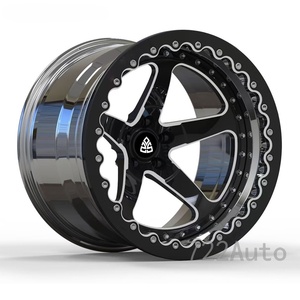 722asuto - Nuevas Llantas Forjadas Personalizadas de 17-26 Pulgadas, 5x114.3mm, Beadlock, Todoterreno, para Carreras de <span class=keywords><strong>Drag</strong></span>, para Autos de Pasajeros, Hechas en China - Product Image 2