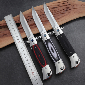 Fabricante Premium, MOQ Bajo, Personalización OEM, Venta al Por Mayor, Cuchillo Táctico Plegable de Supervivencia y Camping con Mango G10 y Logotipo Personalizado - Product Image 6