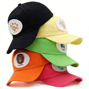 Gorras de Béisbol Personalizadas con Bordado, de Sarga de Algodón, Sin Estructura, de 6 Paneles, con Correa Ajustable, para Hombre y Mujer - Product Image 1