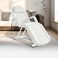 Table de massage et chaise de beauté pliante multifonctionnelle Mason, double usage, cadre en acier PVC, design moderne, pour soins du visage
