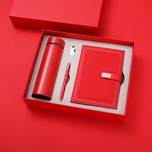 Ensemble Cadeau d'Entreprise Promotionnel 2025 de Haute Qualité pour Dirigeants : Carnet, Bouteille, Clé USB, Stylo avec Logo Client - Product Image 4