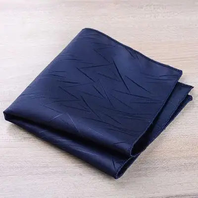 Baskı logosu özel erkek mendil Polyester atkılar 25 renkler Vintage kumaş iş cep kareler Hanky