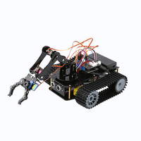 ACEBOTT ESP32 Robot de programmation intelligent à distance 4WD 4 axes Robot bras réservoir STEM apprentissage Robot Kit voiture pour enfants pour Arduino