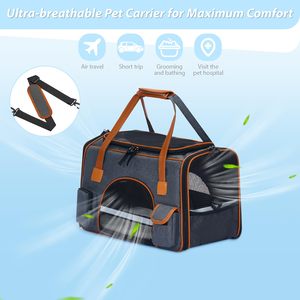 Sac à dos de transport <span class=keywords><strong>pour</strong></span> <span class=keywords><strong>chien</strong></span> en tissu Oxford, sac à dos de voyage avec fermeture éclair, design pliable <span class=keywords><strong>pour</strong></span> <span class=keywords><strong>siège</strong></span> de voiture, <span class=keywords><strong>pour</strong></span> chiens jusqu'à <span class=keywords><strong>10</strong></span> <span class=keywords><strong>kg</strong></span>, logo personnalisé - Product Image 2