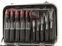 Ensemble d'outils manuels multifonctionnels pour charpentier et électricien, 228 pièces, robuste, coffret à outils portable en alliage d'aluminium pour la réparation à domicile