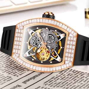 Montre automatique de luxe pour homme, marque Drioshipping, diamant, mode, étanche, mécanique, personnalisée - Product Image 4
