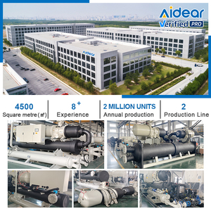 Aidear 80hp máy nén trục vít thủy canh Máy làm lạnh nước thương mại cho hệ thống điều hòa không khí trung tâm trong các ứng dụng công nghiệp - Product Image 4
