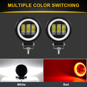 Auto Lighting Systems 3inch 20W 1800LM Round Shape 12V 24V Headlights Led Work Light Waterproof Ip68 for Car SUV Wrangler - Product Image 4