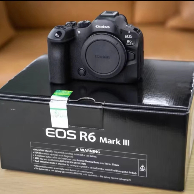 Original EOS R6 Mark III Full-Frame Mirrorless Camera 32.5MP Effective Resolution 4K Video Dual Pixel CMOS AF Sensor Image
