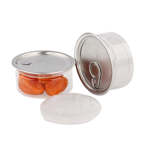 Venta al por mayor 100ml pequeña CDB de contenedor de plástico transparente <span class=keywords><strong>para</strong></span> <span class=keywords><strong>mascotas</strong></span> de hierba frasco con tapa abre fácil - Product Image 2