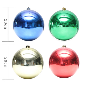 Bola <span class=keywords><strong>de</strong></span> <span class=keywords><strong>Navidad</strong></span> Grande y Económica <span class=keywords><strong>de</strong></span> 20 cm, Color Dorado Brillante, para Decoraciones Navideñas, Bola <span class=keywords><strong>de</strong></span> <span class=keywords><strong>Navidad</strong></span> Personalizada y Adornos para Árboles - Product Image 6