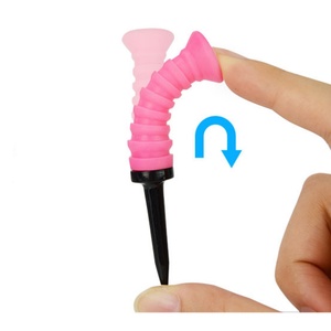 מגזי גולף גמישים, טי גומי גמיש עם עצירה, 5 אפשרויות צבע - Product Image 3